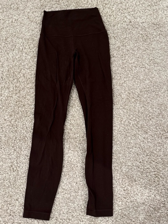 lululemon athletica Pants - lululemon athletica High-Rise Leggings - Dark Brown - 25 inch align